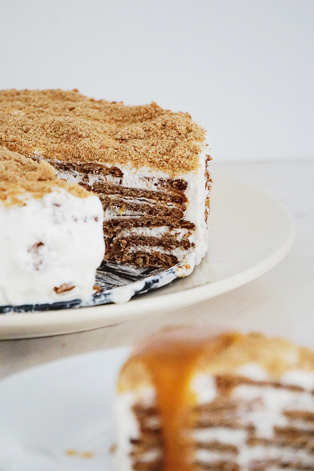 Bolo de Bolacha com Caramelo Salgado